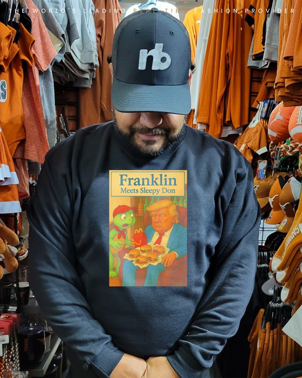 Trump McDonald's Franklin Meets Sleepy Don shirt, hoodie