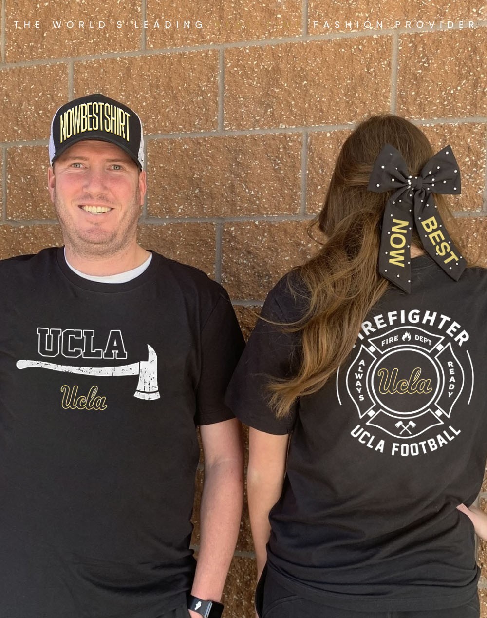 UCLA Bruins x Firefighter Application Day 2025 2 sided shirt