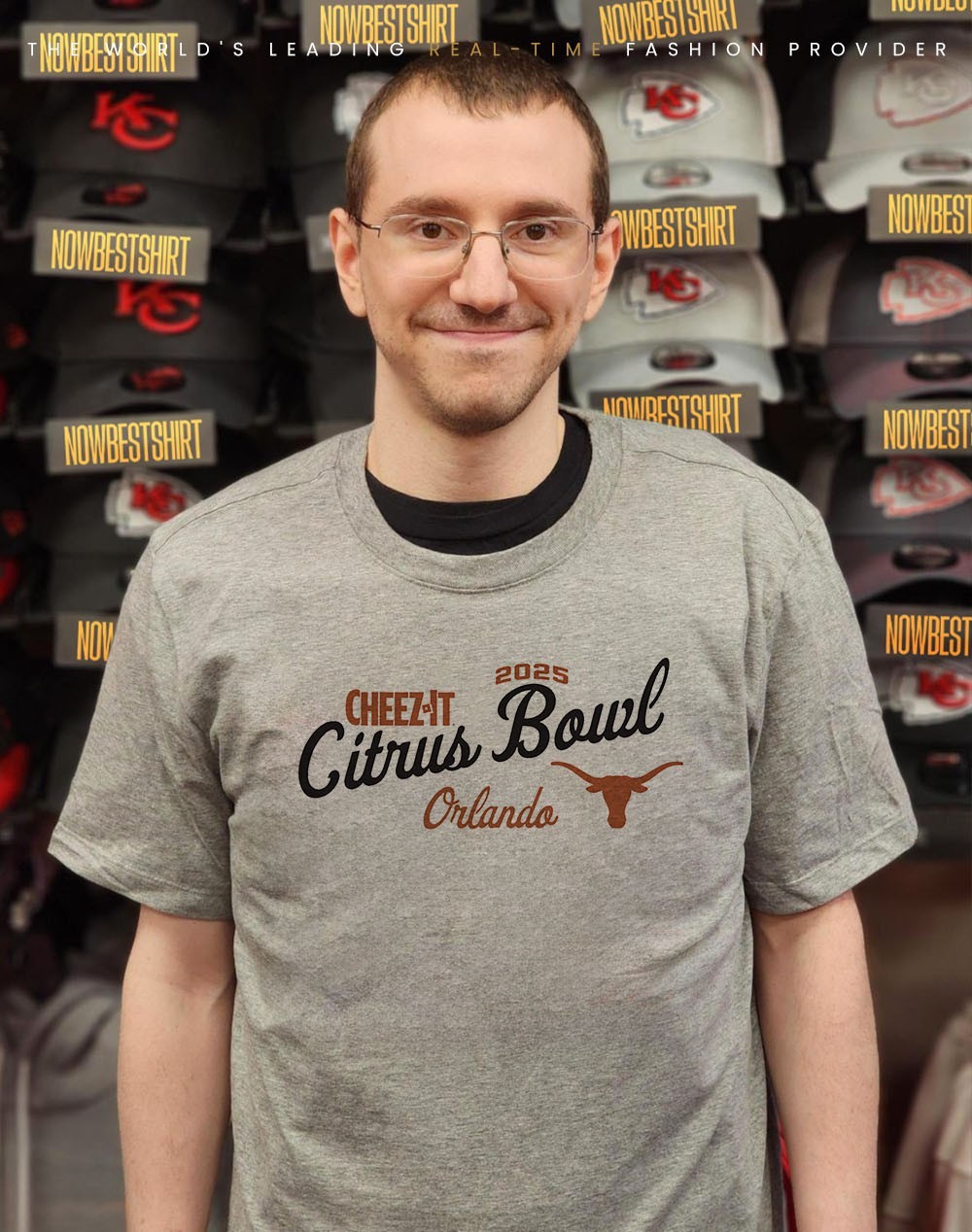 Texas Longhorns 2025 Cheez-It Citrus Bowl classic 2 sided shirt