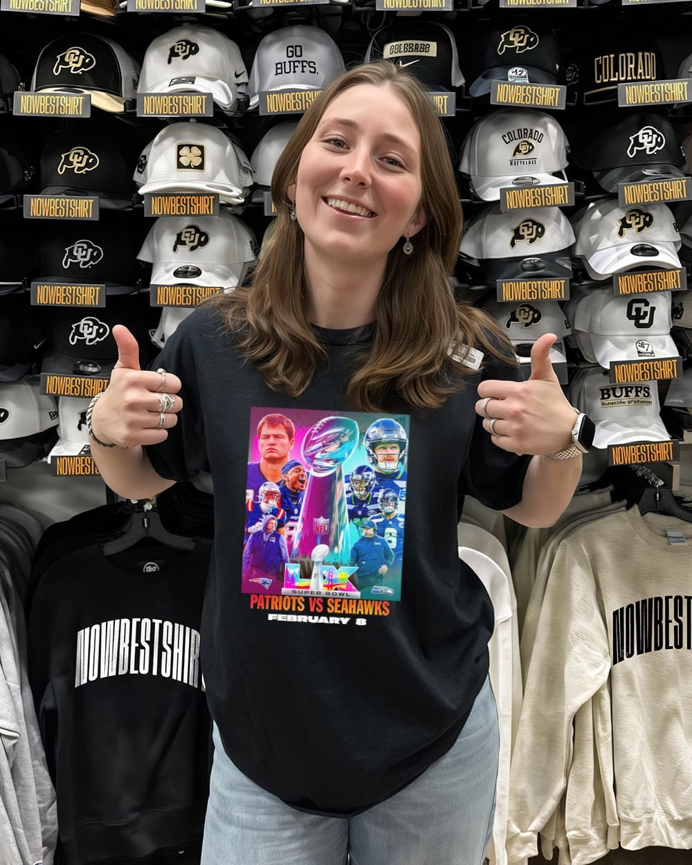 2026 New England Patriots vs Seattle Seahawks Super Bowl LIX shirt