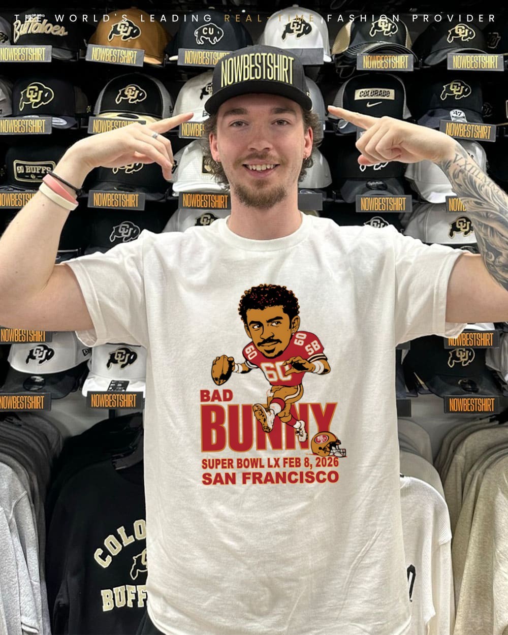 Brandon Parker Bad Bunny Super Bowl LX Feb 8 2026 San Francisco