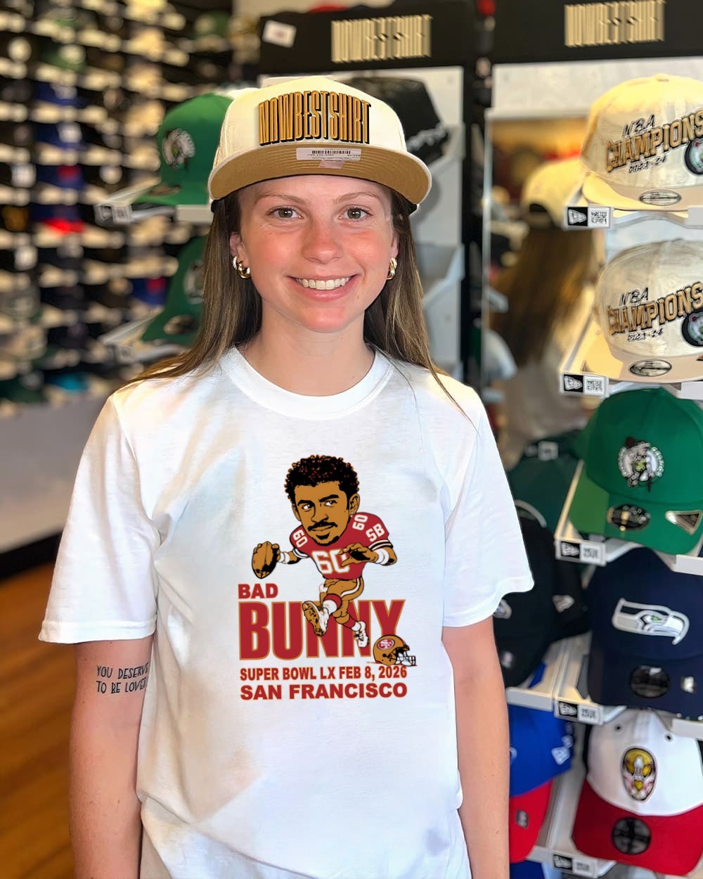 Brandon Parker Bad Bunny Super Bowl LX Feb 8 2026 San Francisco