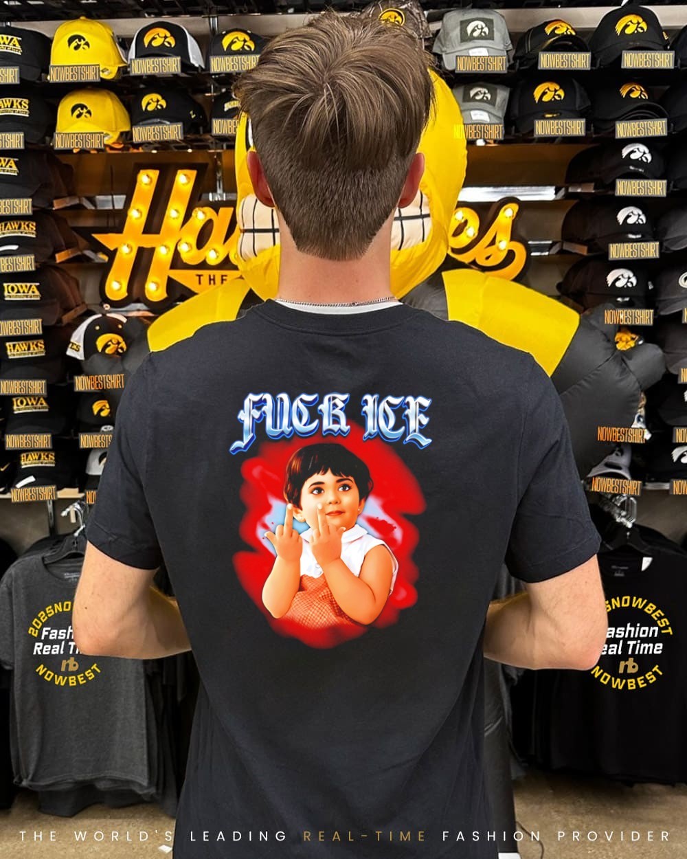 Fuck ICE airbrush 90s bootleg shirt, hoodie, sweatshirt & apparel