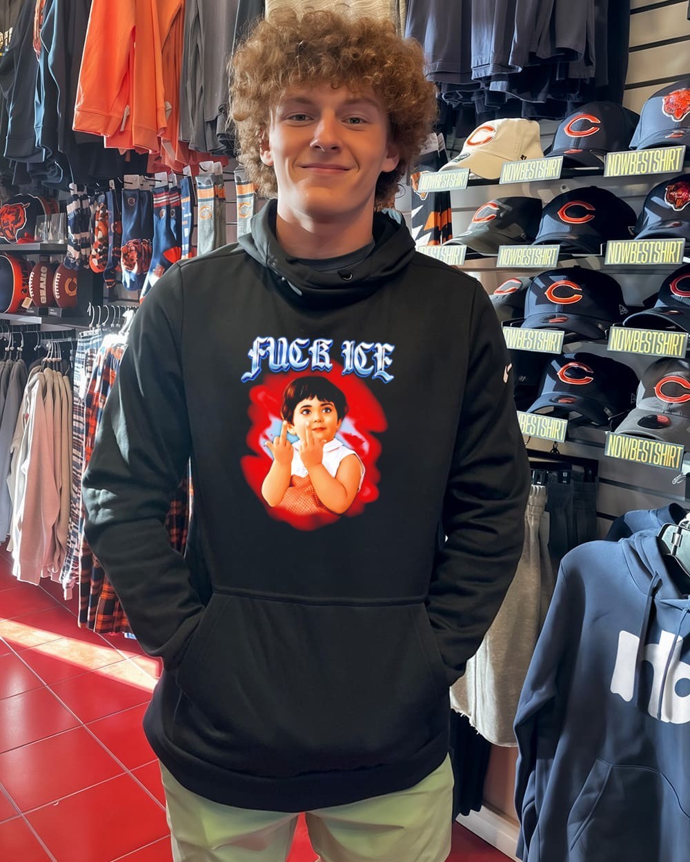 Fuck ICE airbrush 90s bootleg shirt, hoodie, sweatshirt & apparel