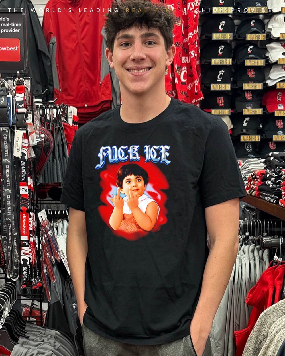 Fuck ICE airbrush 90s bootleg shirt, hoodie, sweatshirt & apparel