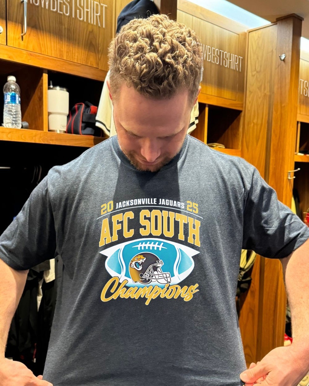Jacksonville Jaguars 2025 AFC South Division Champions shirt