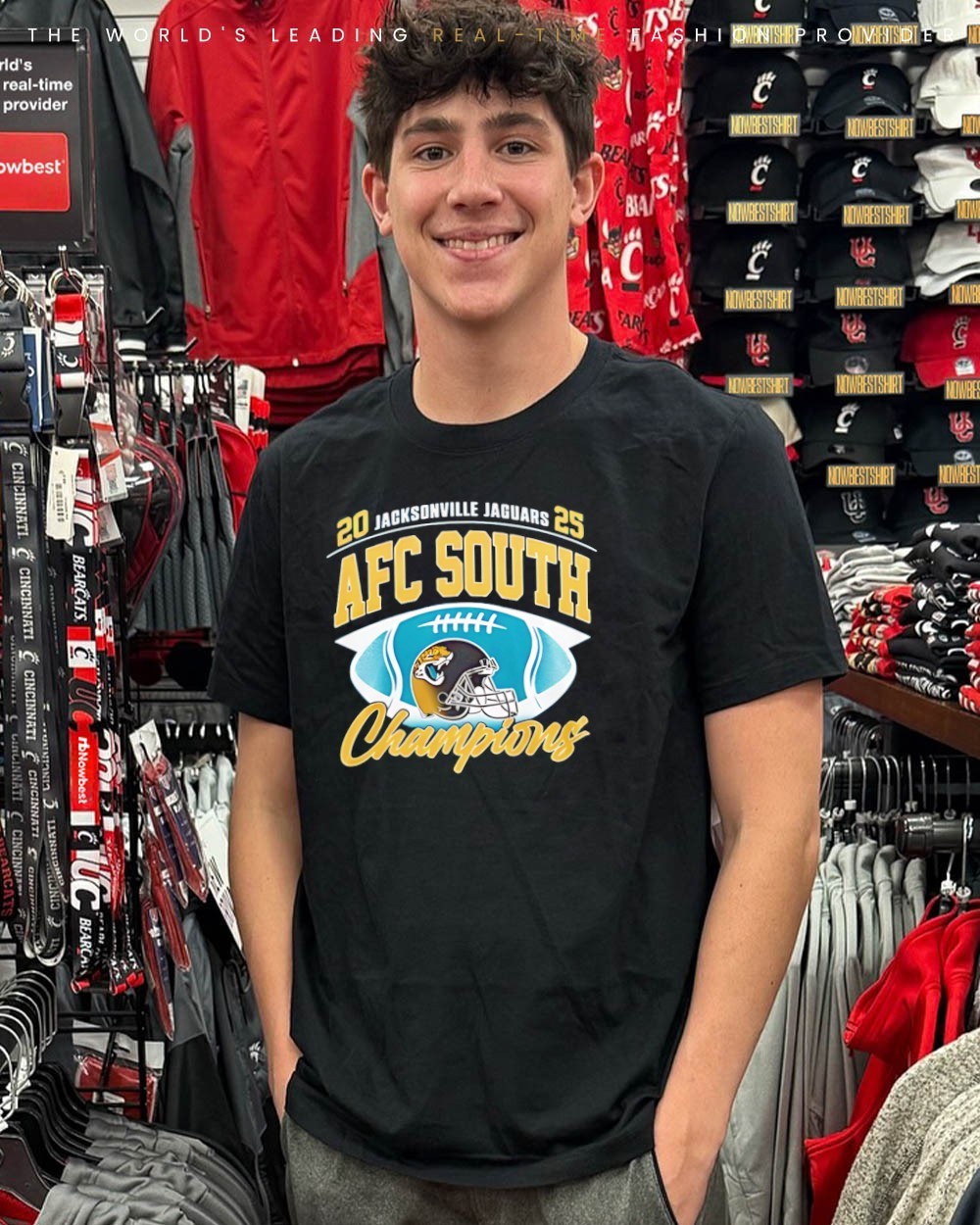 Jacksonville Jaguars 2025 AFC South Division Champions shirt