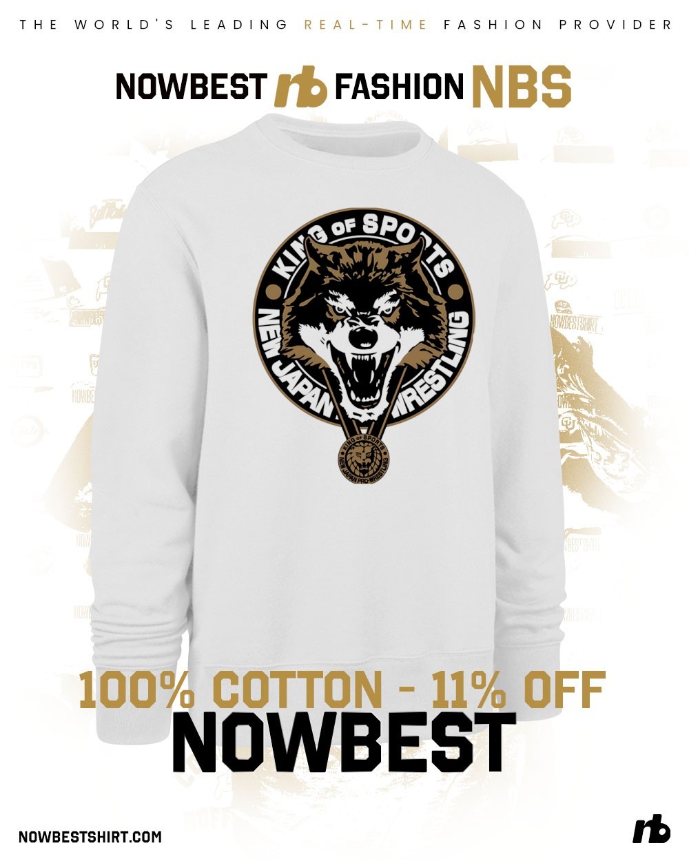 King of Sports New Japan Wrestling shirt, hoodie, sweatshirt & apparel