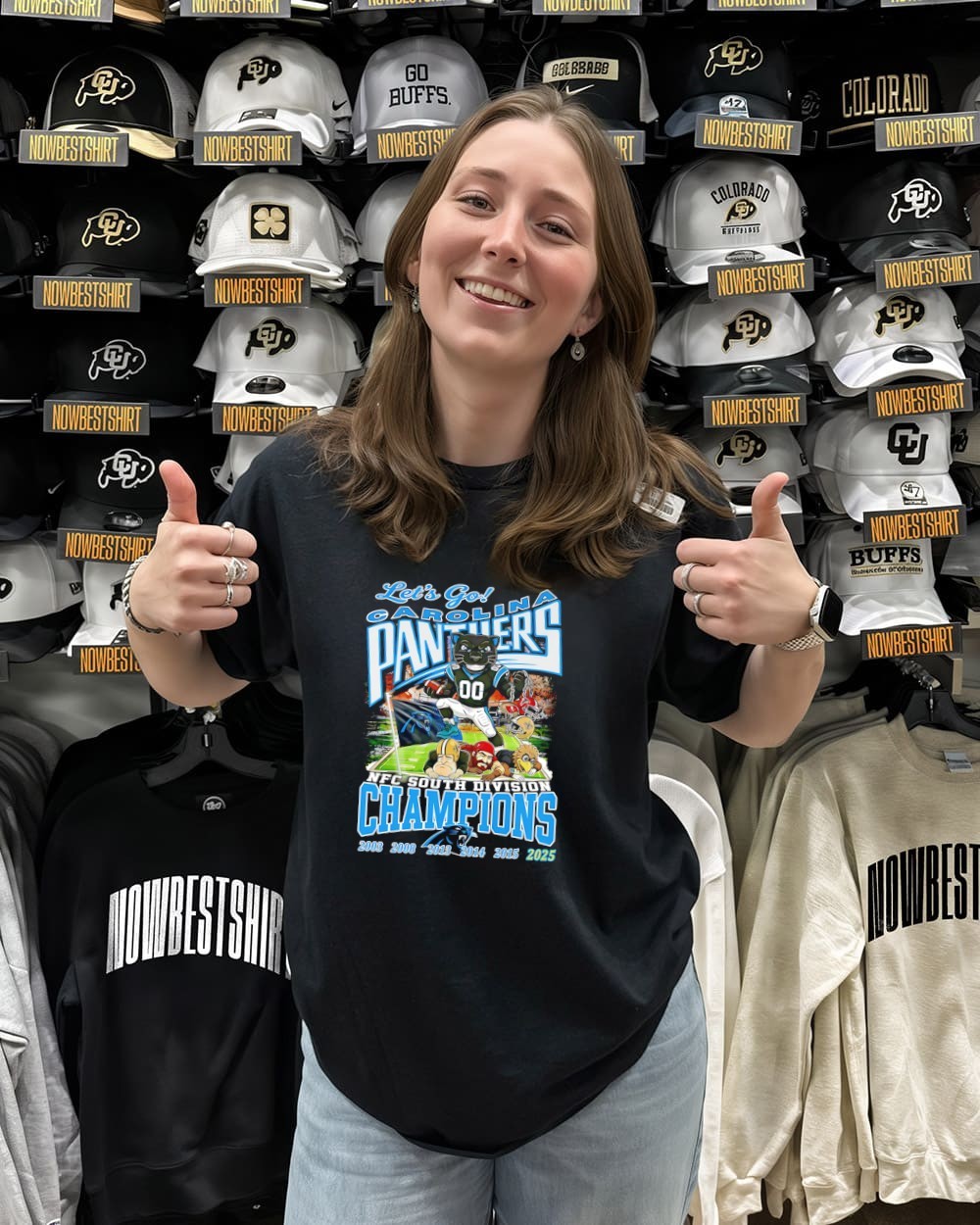 Let's go Carolina Panthers NFC South Division Champions 2003 2008