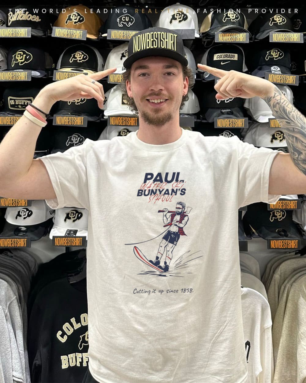 Paul Bunyan's Water Ski School cutting it up since 1858 shirt