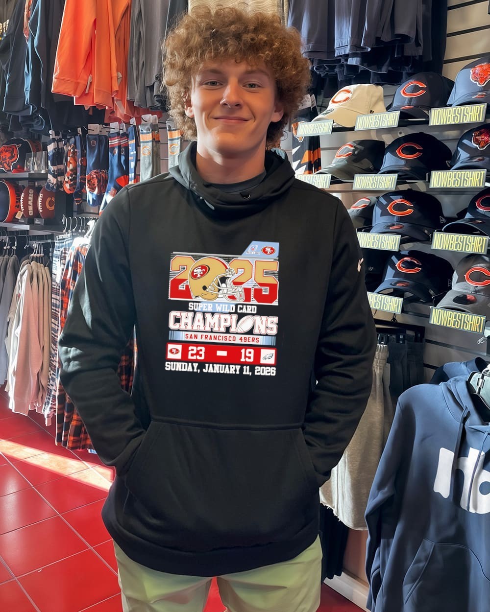 San Francisco 49ers 2025 Super Wild Card Game Champions Score