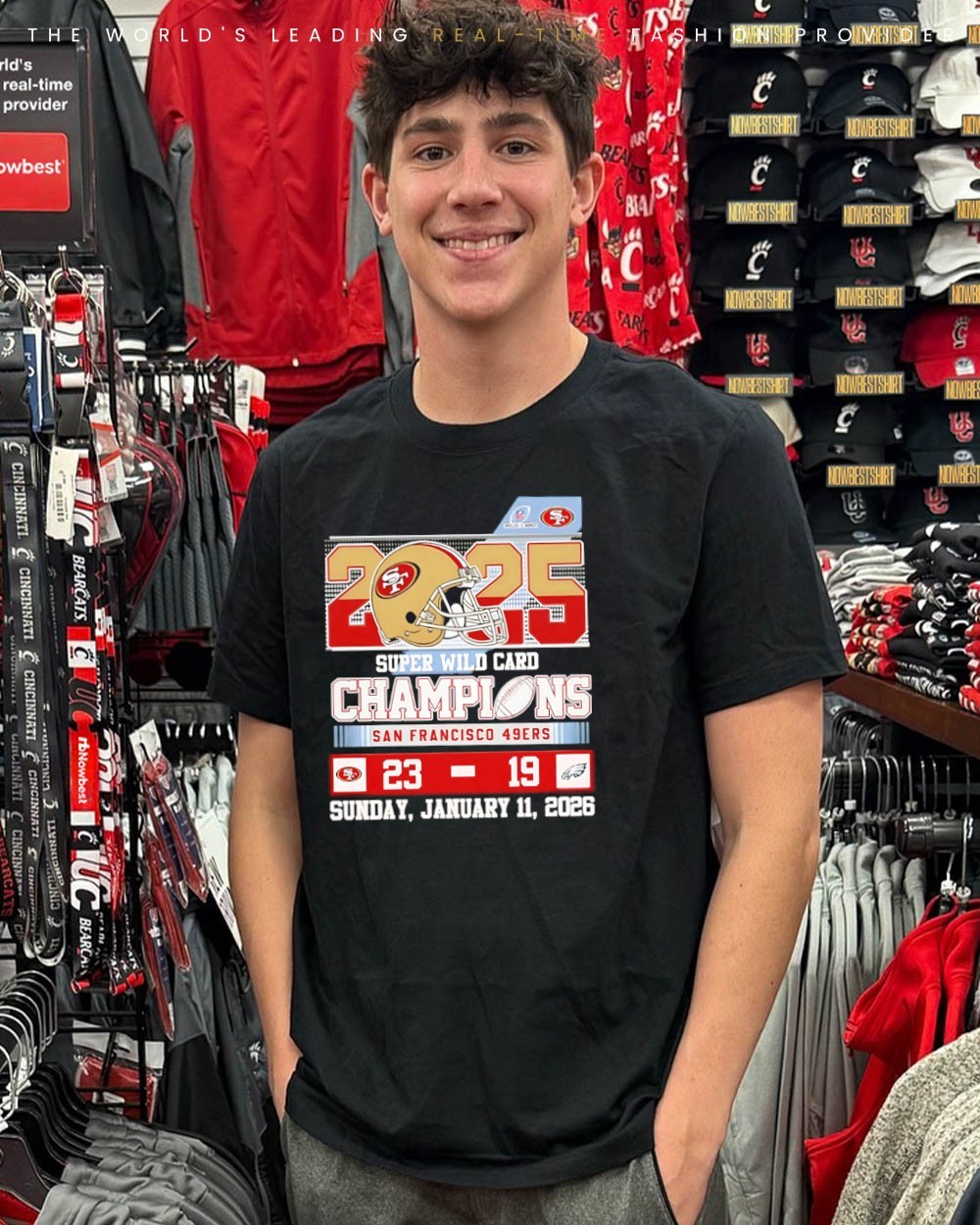 San Francisco 49ers 2025 Super Wild Card Game Champions Score