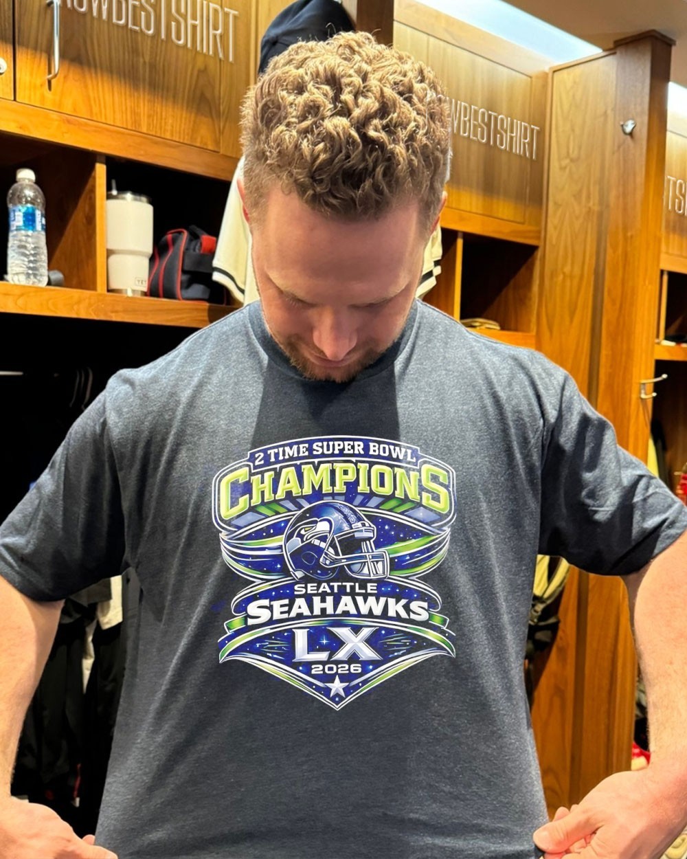 2026 Seahawks 2 time Super Bowl LX Champions shirt, hoodie