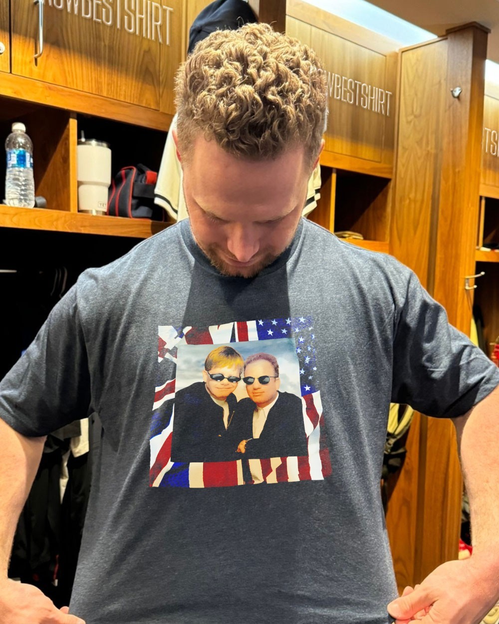 90s USA BILLY JOER×ELTON JOHNツアーTシャツ Elton John and Billy Joel 1994 Tour concert shirt, hoodie