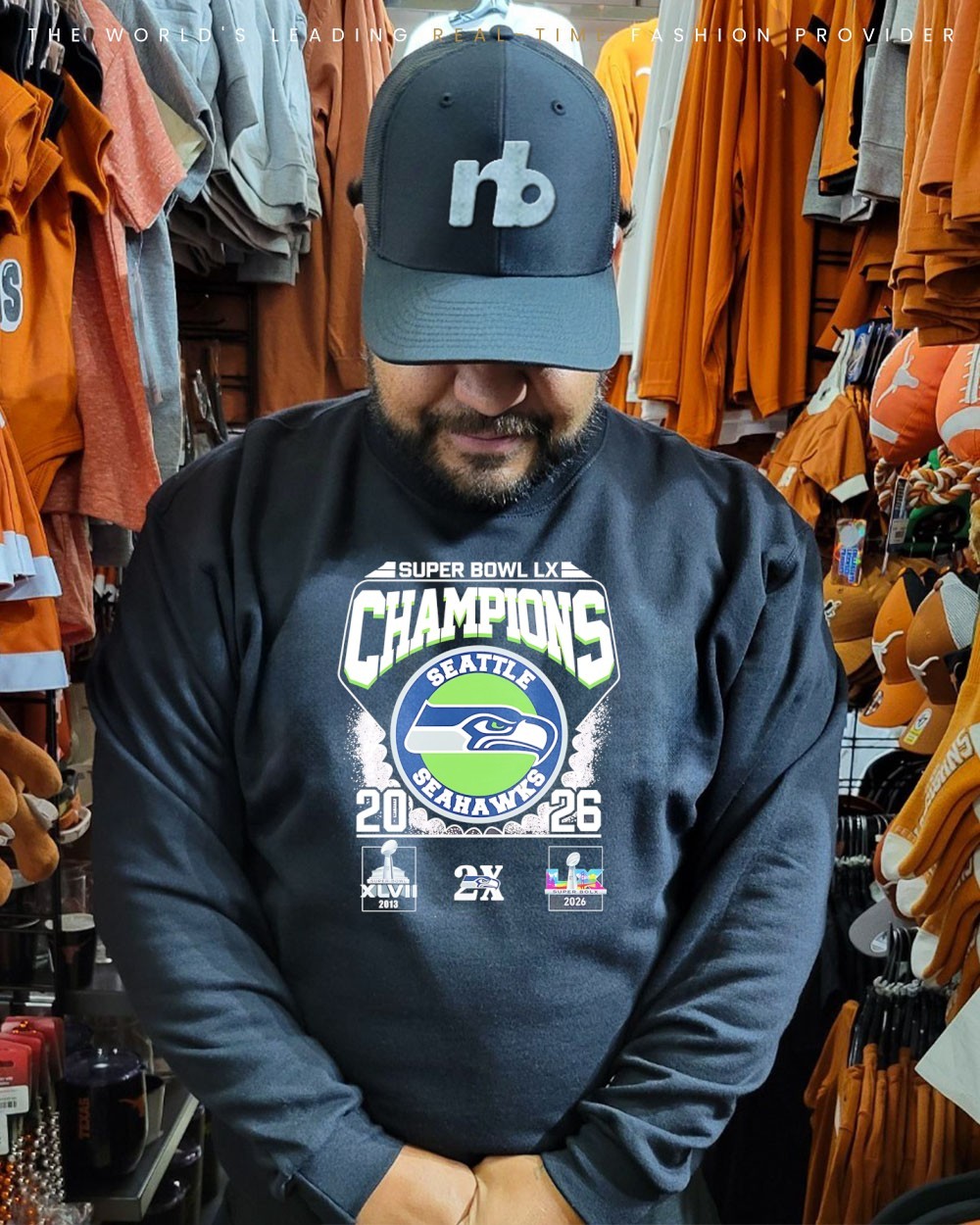 Seattle Seahawks 2X Super Bowl LX Champions 2026 logo shirt