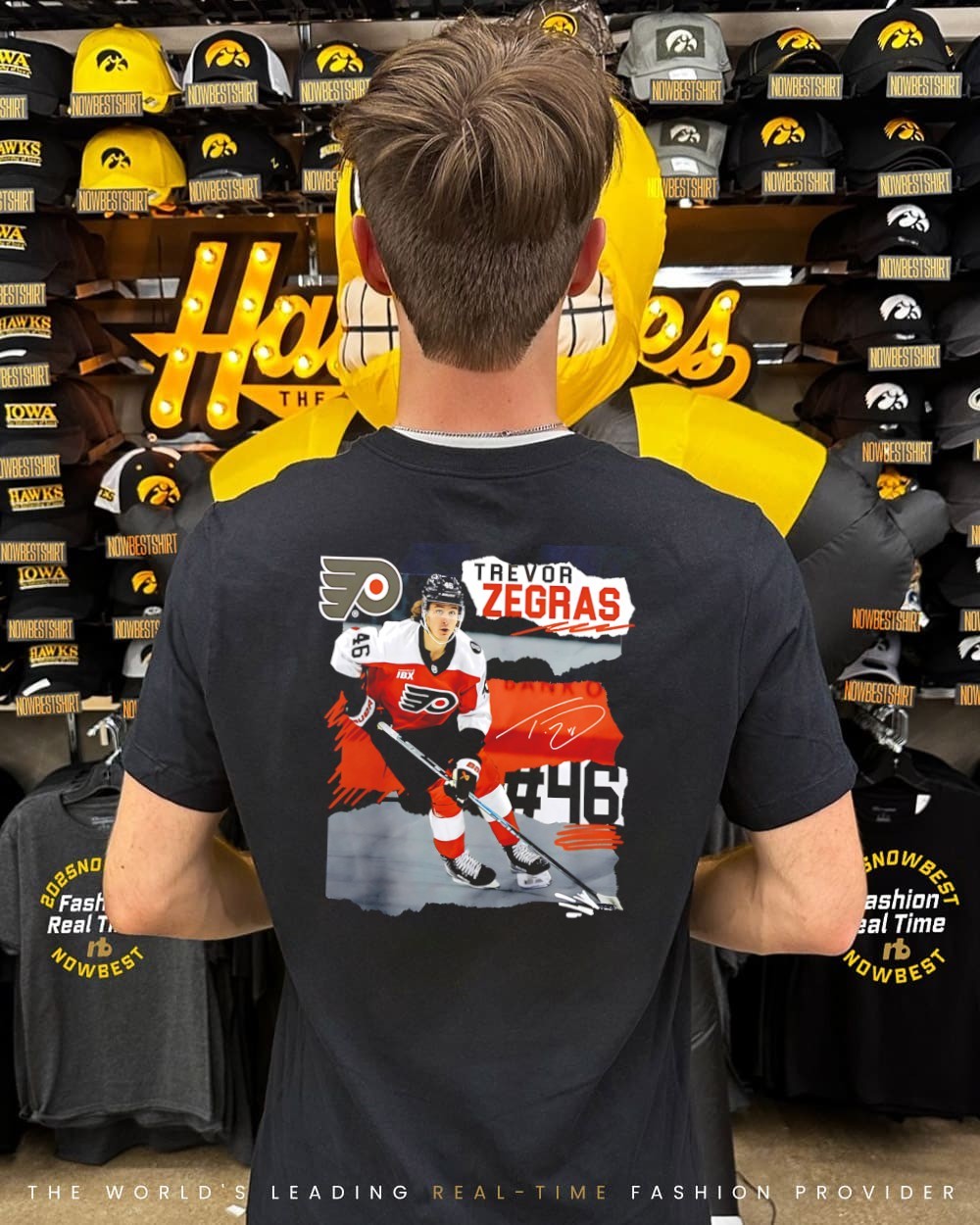 Trevor Zegras 46 Philadelphia Flyers Fresh Ice signature shirt
