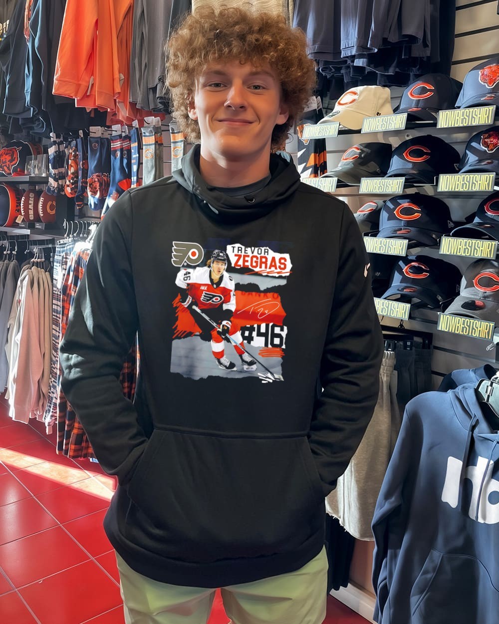 Trevor Zegras 46 Philadelphia Flyers Fresh Ice signature shirt