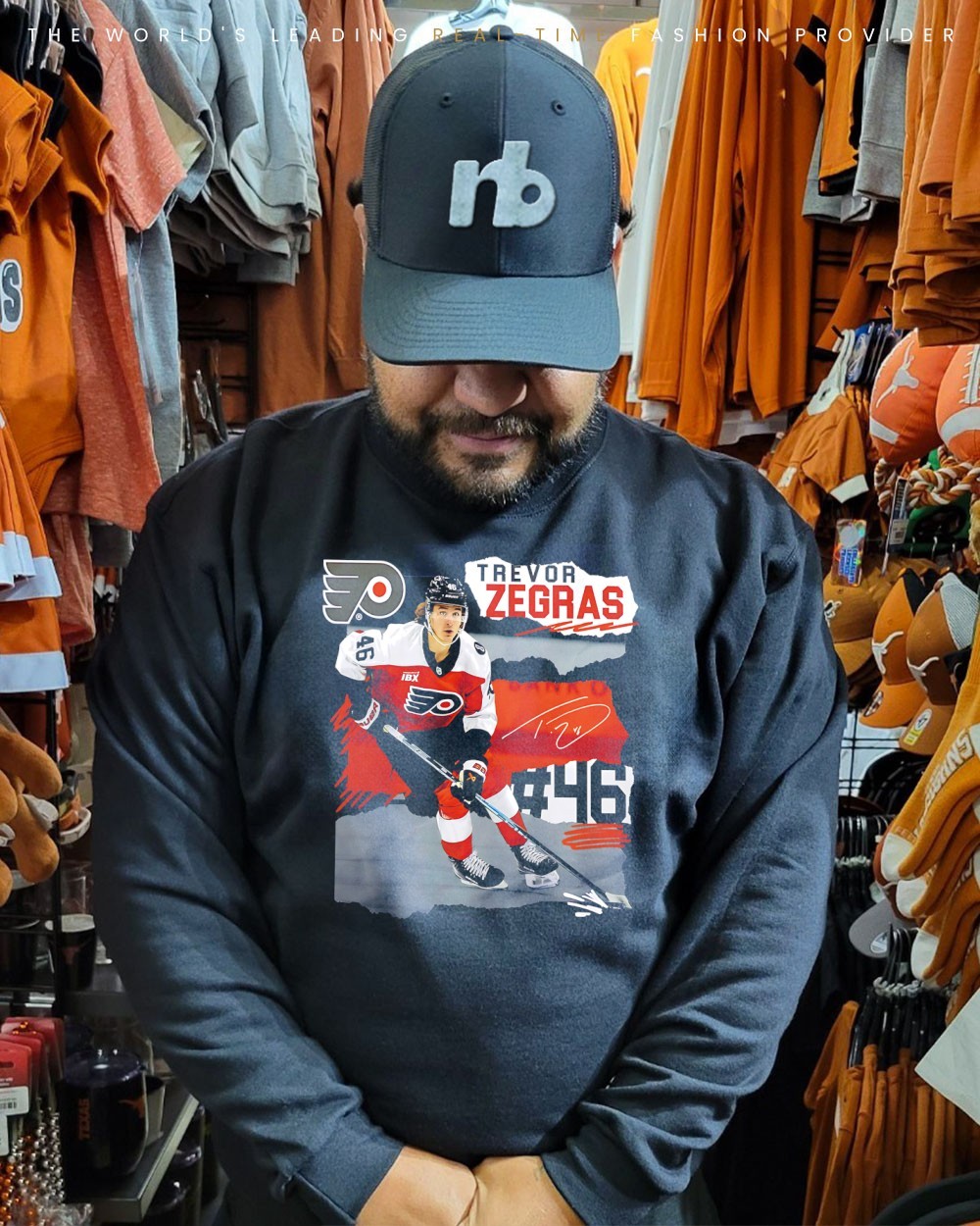 Trevor Zegras 46 Philadelphia Flyers Fresh Ice signature shirt