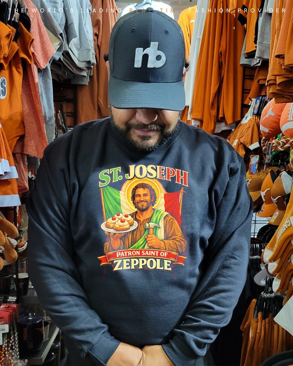 St. Joseph Patron Saint of Zeppole shirt, hoodie, sweatshirt & apparel