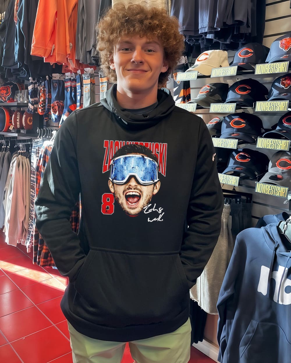 Zach Werenski 8 Columbus Goggles signature shirt, hoodie